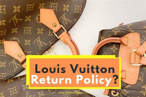 Louis Vuitton return policy pdf